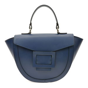 Niebieska torebka skórzana Luisa Vannini Luna