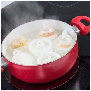 Zestaw pojemniczków do gotowania jajek 6-częściowy InnovaGoods Boiler