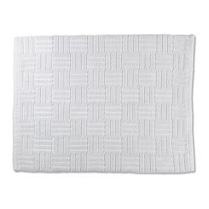 Biały bawełniany dywanik łazienkowy Kela Leana, 55x65 cm