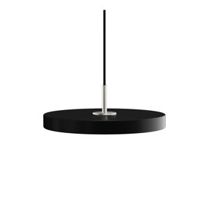 Czarna lampa wisząca LED z metalowym kloszem ø 31 cm Asteria Mini – UMAGE