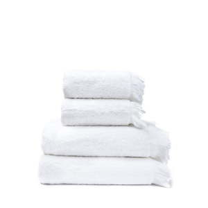 Zestaw 2 białych ręczników i 2 ręczników kąpielowych ze 100% bawełny Bonami, 50x90+70x140 cm
