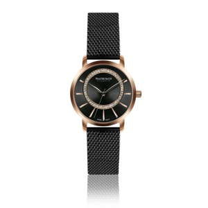 Damski zegarek z czarnym paskiem Walter Bach Native