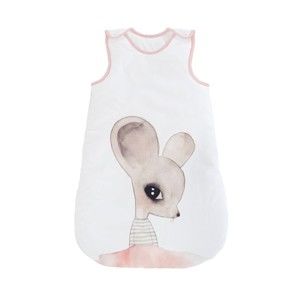 Śpiwór dla niemowląt Tanuki Watercolor Mouse, dł. 70 cm