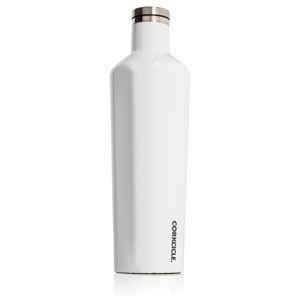 Biała butelka termoaktywna Corkcicle Canteen, 740 ml