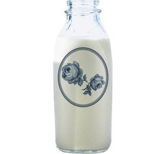 Butelka szklana na mleko Creative Tops Vintage Indigo, 450 ml