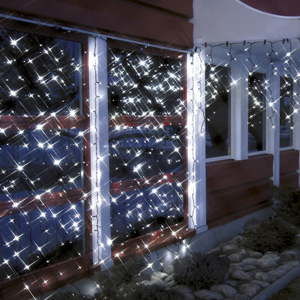 Ogrodowy łańcuch świetlny LED Best Season Icicle Extra, 100 lampek