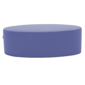 Niebieskofioletowy puf Softline Bon-Bon Valencia Lenvader, dł. 60 cm