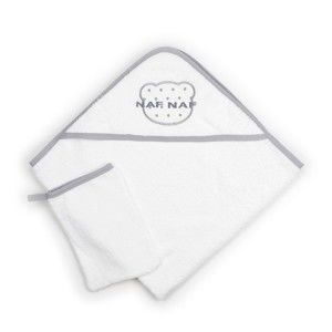 Zestaw ręcznika dziecięcego i rękawicy do kąpieli Naf Naf Once Upon A Time, 75x75 cm