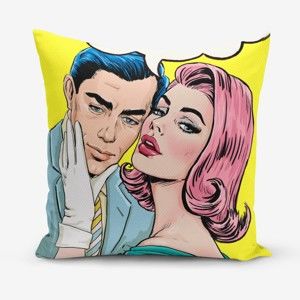 Poszewka na poduszkę z domieszką bawełny Minimalist Cushion Covers PopArt Date, 45x45 cm