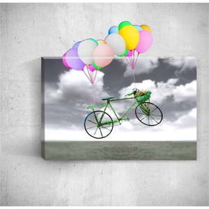 Obraz 3D Mosticx Bike With Balloons, 40x60 cm
