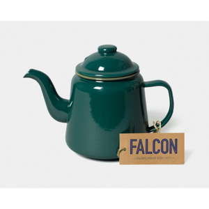 Zielony emaliowany dzbanek do herbaty Falcon Enamelware, 1 l
