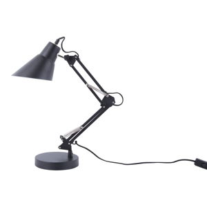 Czarna żelazna lampa stołowa Leitmotiv Fit