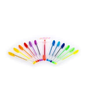 Zestaw 12 żelowych długopisów i długopisu dekoracyjnego Tri-Costal Design Sweet