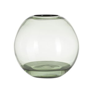 Zielony wazon szklany A Simple Mess Hedge, wys. 18 cm