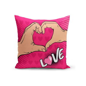 Poszewka na poduszkę Minimalist Cushion Covers Love Hands, 45x45 cm