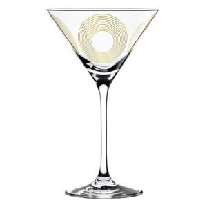 Kieliszek do koktajlu/martini ze szkła kryształowego Ritzenhoff Veronique Jacquart Circle, 225 ml