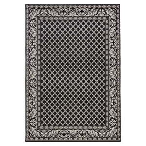 Czarno-kremowy dywan odpowiedni na zewnątrz Bougari Royal, 115x165 cm