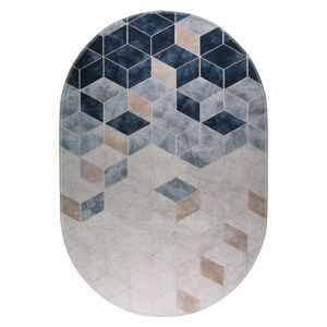 Biało-niebieski dywan odpowiedni do prania 160x230 cm – Vitaus