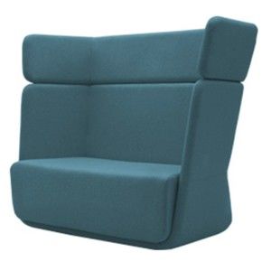 Turkusowy fotel Softline Basket Vision Turquoise