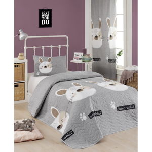 Zestaw narzuty na łóżko i poszewki na poduszkę z domieszką bawełny Eponj Home Tavsancik Light Brown, 160x220 cm