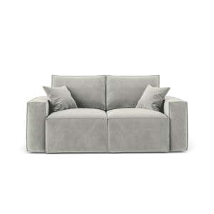 Jasnoszara sofa 2-osobowa Cosmopolitan Design Florida