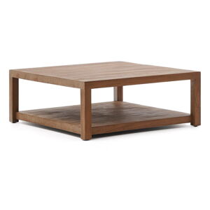 Naturalny stolik z litego drewna tekowego 90x90 cm Sashi – Kave Home