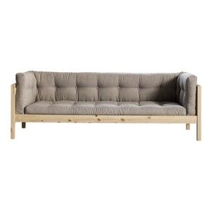 Sofa 3-osobowa Karup Fusion Natural/Linoso Light Gray