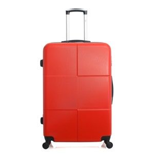 Czerwona walizka na kółkach Hero Coronado, 91 l