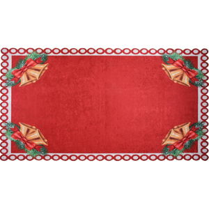 Czerwony dywan Vitaus Christmas Red, 60x100 cm