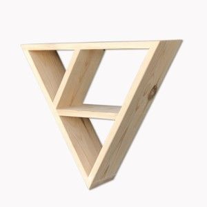 Półka drewniana Simple Triangle