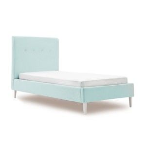 Niebieskie łóżko dziecięce PumPim Mia, 200x90 cm
