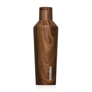 Butelka podróżna ze stali nierdzewnej w dekorze drewna orzecha Corkcicle Canteen, 470 ml
