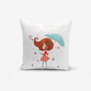 Poszewka na poduszkę Minimalist Cushion Covers Girl With Umbrella, 45x45 cm