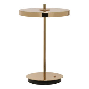 Lampa stołowa LED ze ściemniaczem w kolorze złota z metalowym kloszem (wysokość 31 cm) Asteria Move – UMAGE