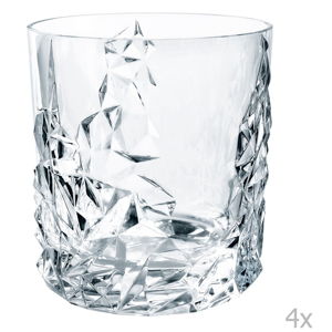 Zestaw 4 szklanek do whisky ze szkła kryształowego Nachtmann Sculpture Whisky Tumbler, 365 ml