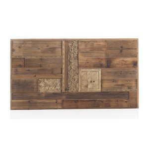 Drewniany zagłówek łóżka Geese Rustico, 60x110 cm