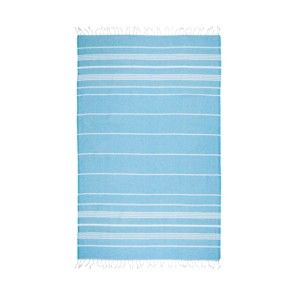 Turkusowy ręcznik hammam Kate Louise Classic, 180x100 cm