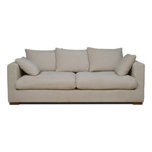Beżowa sztruksowa sofa 220 cm Comfy – Scandic