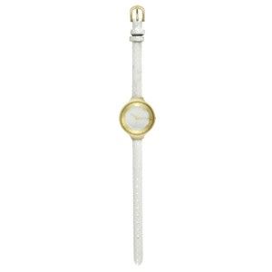 Biały zegarek damski ze skórzanym paskiem Rumbatime Orchard Gem