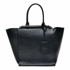 Czarna torebka skórzana Mangotti Bags