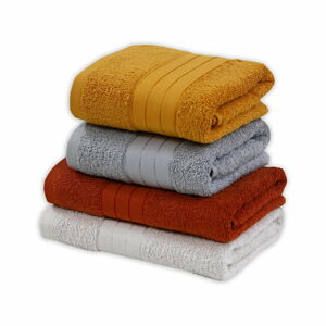 Zestaw 4 bawełnianych ręczników Le Bonom Roma, 70x140 cm