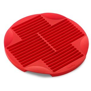 Czerwona silikonowa forma do pieczenia paluszków Lékué Sticks, ⌀ 25 cm