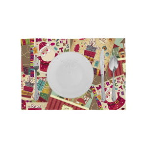 Zestaw 2 świątecznych mat stołowych Apolena Comfort Collage, 33x45 cm