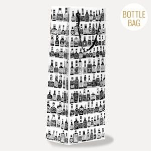 Ozdobna torebka na prezent U Studio Design Bottles, 13,5x36,5 cm