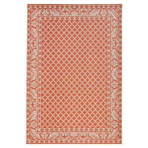 Pomarańczowo-kremowy dywan odpowiedni na zewnątrz Bougari Royal, 115x165 cm