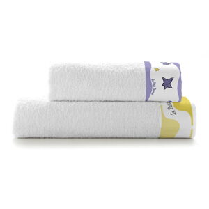 Białe bawełniane ręczniki dziecięce zestaw 2 szt. 140x70 cm Pensant – Mr. Fox