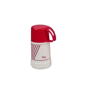 Czerwono-biała butelka termiczna Metaltex Vacuum, 250 ml