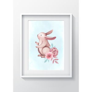 Obraz OYO Kids Cute Rabbit, 24x29 cm