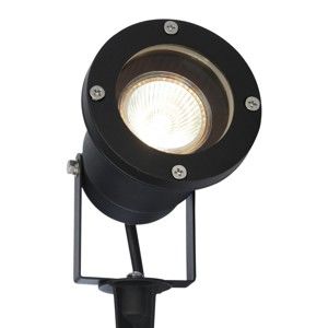 Czarna zewnętrzna lampa SULION Yuka, 29x9,2 cm