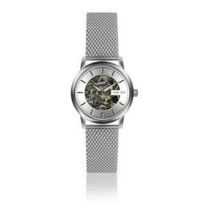 Damski zegarek z paskiem ze stali nierdzewnej w srebrnym kolorze Walter Bach Mulio